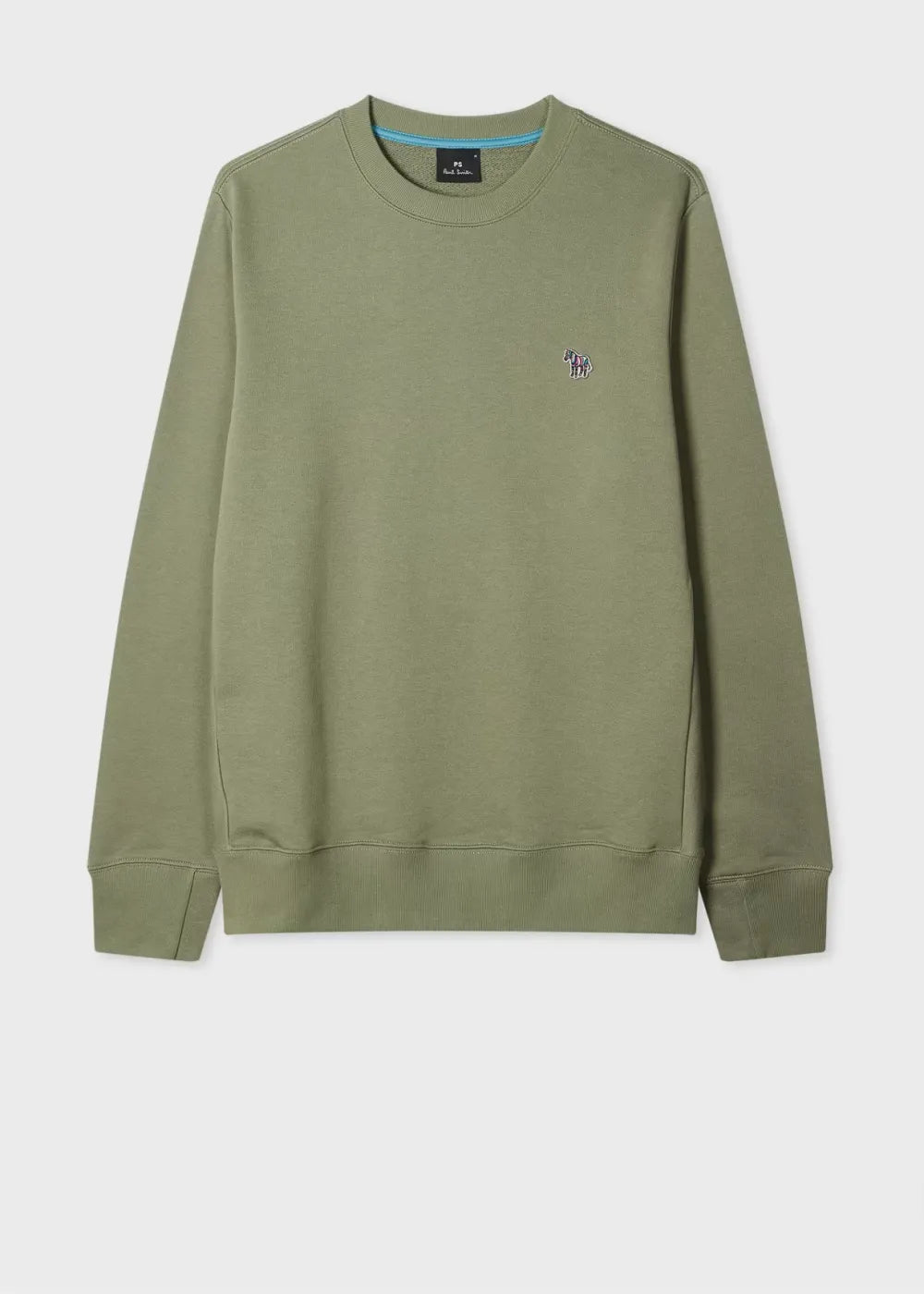 Ecru Organic Cotton Zebra Logo Sweatshirt