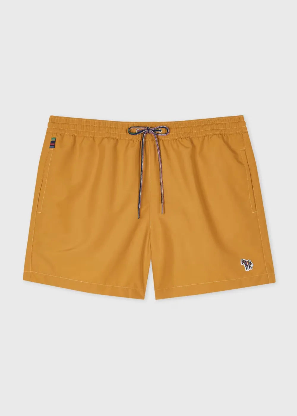 Mustard Zebra Logo Swim Shorts