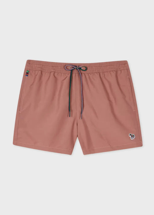 Mustard Zebra Logo Swim Shorts