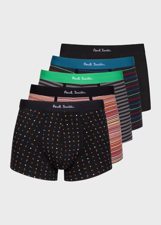 Mixed Stripes Boxer Briefs Five Pack