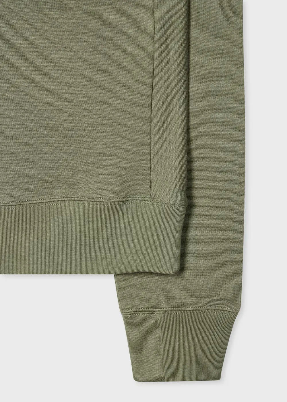 Ecru Organic Cotton Zebra Logo Sweatshirt